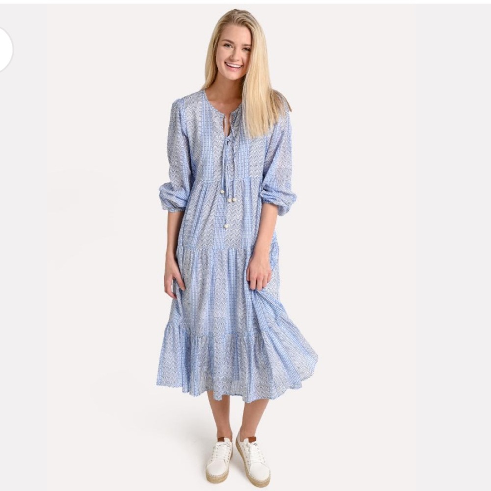 Oliphant - Long Sleeve Maxi Sonoma Blue